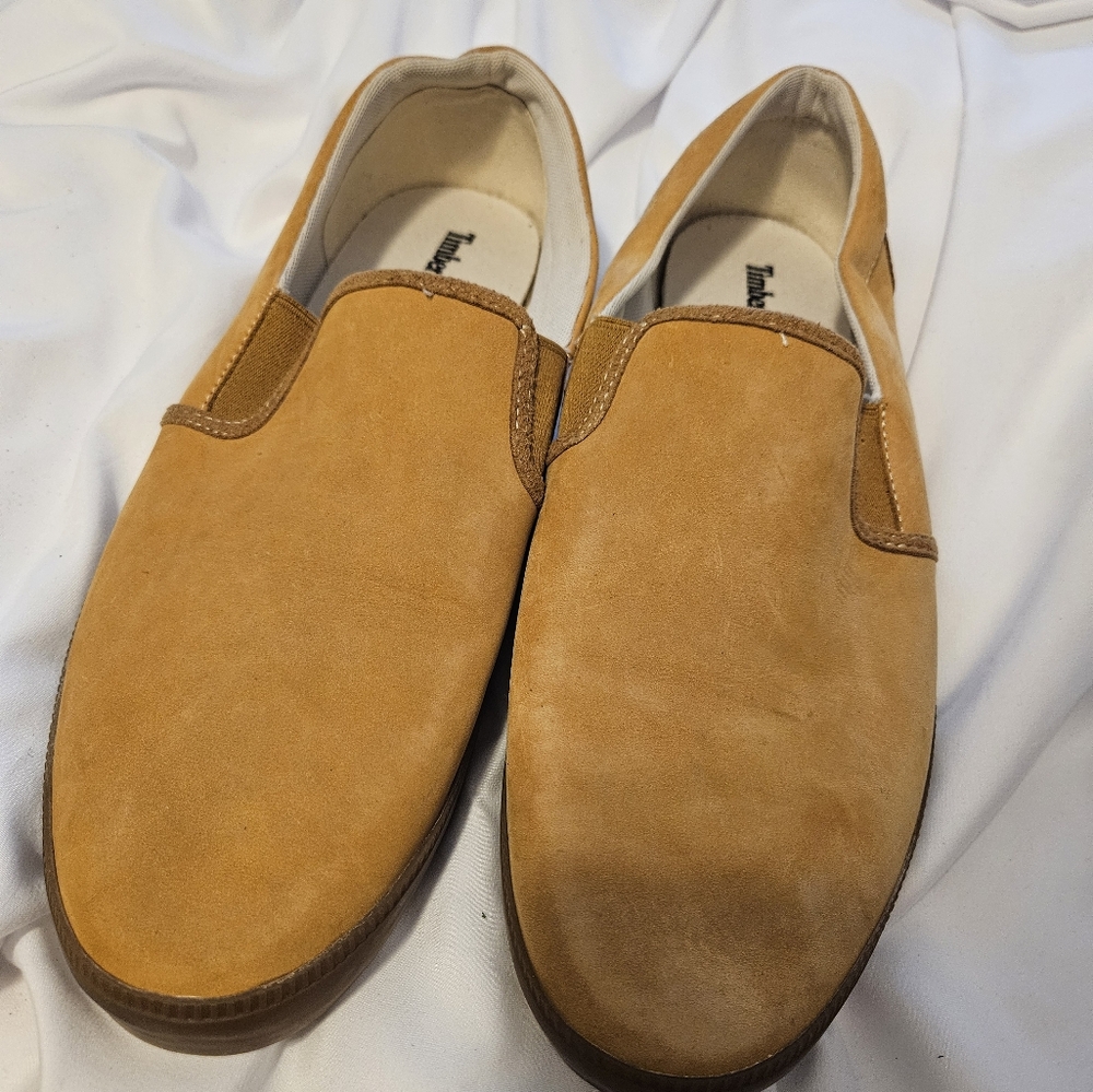 Sz 13 Timberland Mens Suede Slip On
